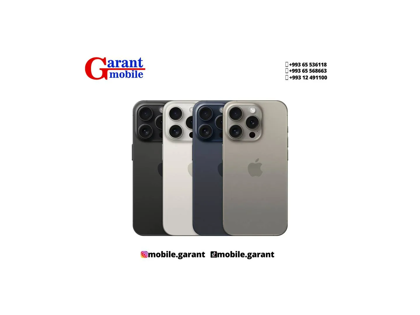 Apple iPhone 15 Pro, 1 ТБ - 29825 TMT - Ашхабад | AÝTEREK